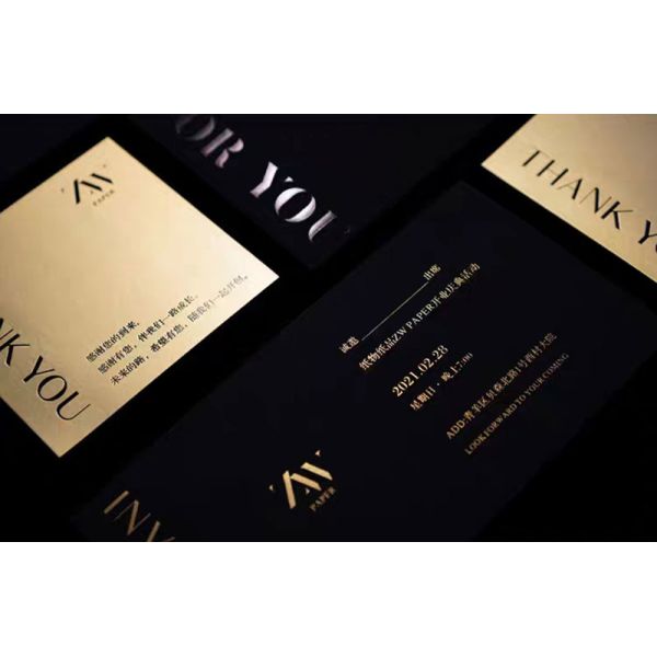 C6 B6 Luxury Black Business Invitation Gift Card Envelopes Design For Company Anniversary