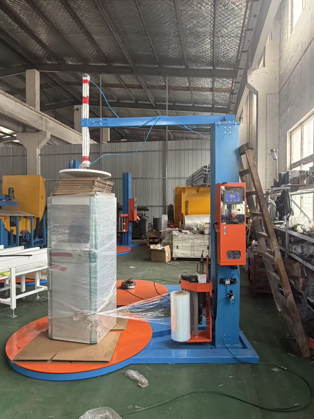 PRY-1500/1650/1500D/1650D Electric Automatic Pallet Stretch Wrapping Machine with PLC Control