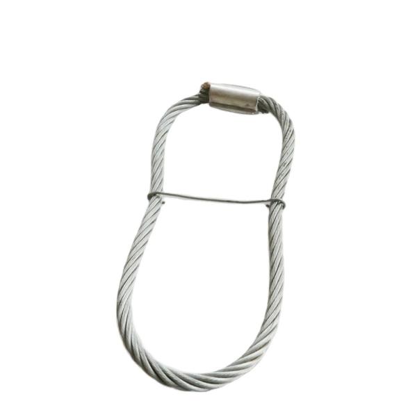 Boucle de levage en câble d'acier de 8 mm de diamètre pour le levage d'éléments en béton armé