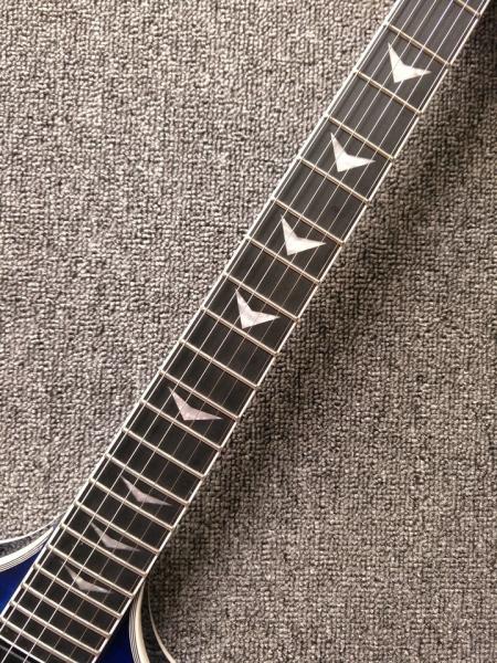 2017 custom kinds colors alien flying v guitar free shipping blueburst color ebony fretboard flying v electric guitar