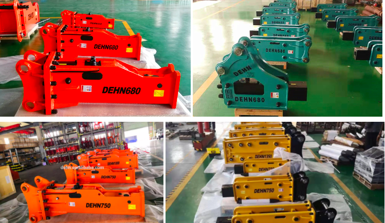 High Strength Steel Backhoe Type Excavator Breaker Hammer Drilling 1700mm CE