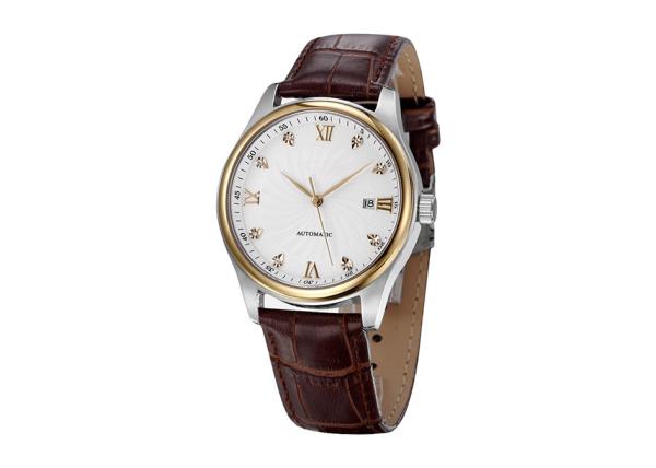 Men'S Waterproof Stainless Steel Automatic Watch Miyota 8215 Polished Case