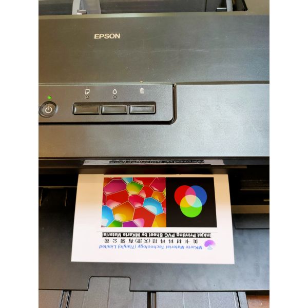 Double-Sided Inkjet Printing PVC Card Sheet For Epson And Cannon Inkjet Printer Size Tolorance /-0.5mm MIP-DS-W