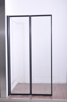 black   Sliding 6mm Tempered Glass Shower Door 1200X1950mm