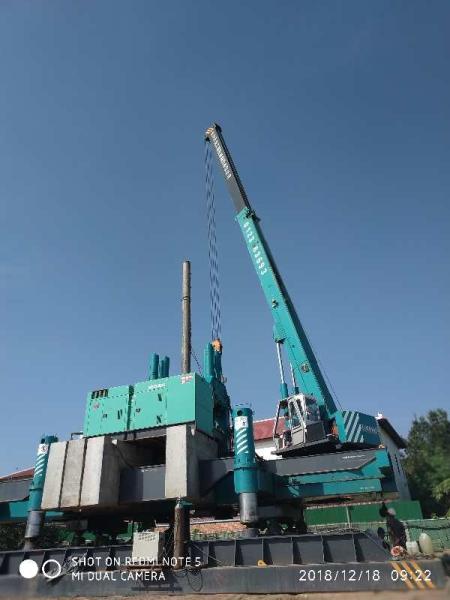 360 Ton Pile Drilling Equipment For pré-fabricaram a pressão concreta da pilha
