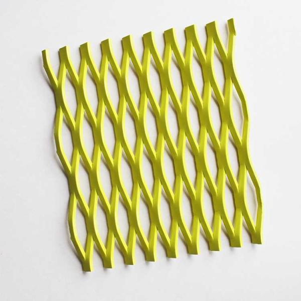 A6063 Aluminium Wire Mesh , High Strength - To - Weight Ratio Aluminium Diamond Mesh