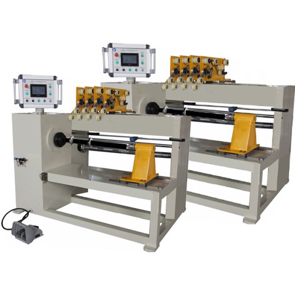 PLC Automatic Coil Winding Machine , Handling Four Copper Or Aluminium Wires