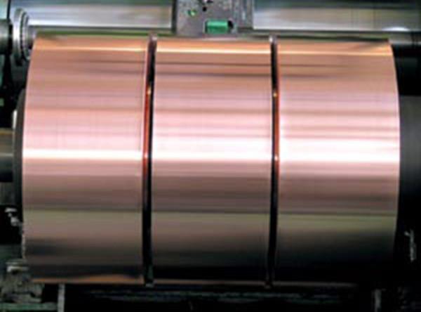 tiras da folha do cobre da espessura de 0.05mm, estratificação da folha do cobre da bateria do revestimento do moinho