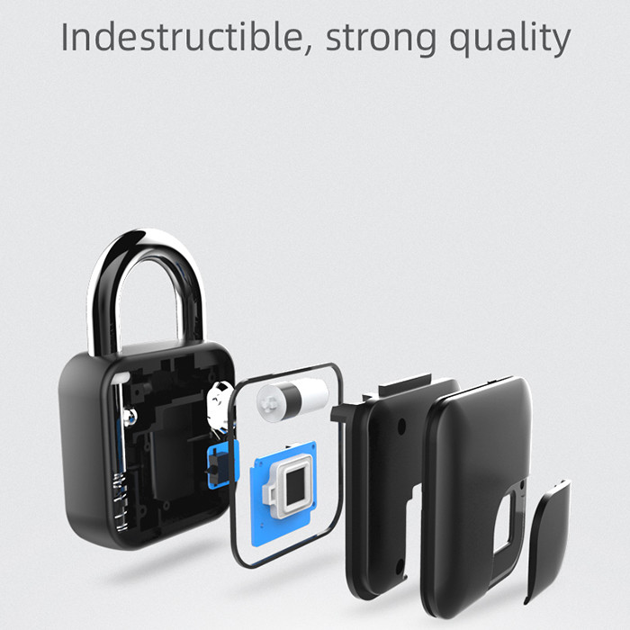 Padlock отпечатка пальцев USB умного Padlock Tuya сплава цинка поручая для шкафа двери сумки