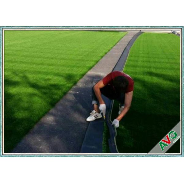 12 Years UV Resistant Soccer Artificial Grass 12000 Dtex With Drainage Holes