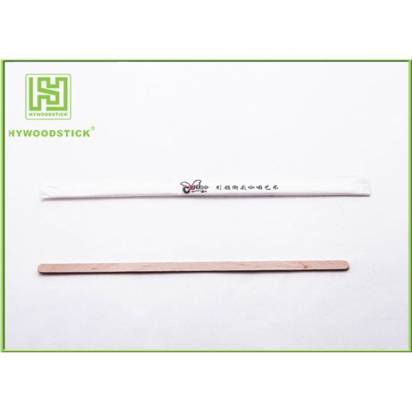 100% Birch Wood Individually Wrapped Coffee Stirrers Bar Stir Sticks Well Polished
