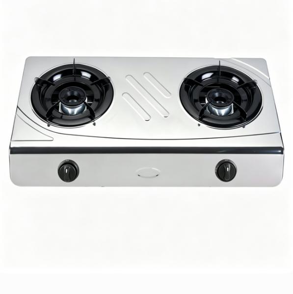 Manufacturer Stainless Steel Tabletop 2 Burner Natural Stove Kitchen OEM ODM