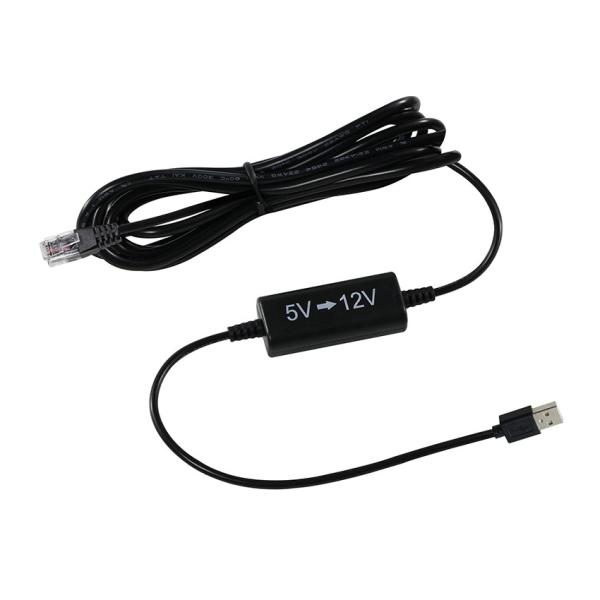 Câble injecteur d'alimentation Ethernet USB vers RJ45 - Convertisseur élévateur 5V à 12V pour caméra IP, routeur, mini appareil POE