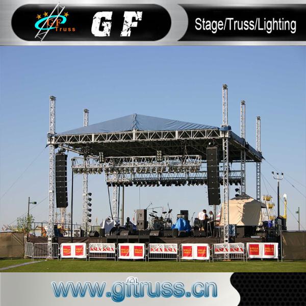 Anti Rust Aluminum Party Tent Curved Roof Truss System Oxford 60m Width