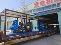 Conjunto de gerador diesel silencioso de controlo automático 500-1000KW arrefecido a ar / água