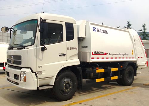 Automatic Special Purpose Vehicles Rear Loader Garbage Truck Hydraulic System