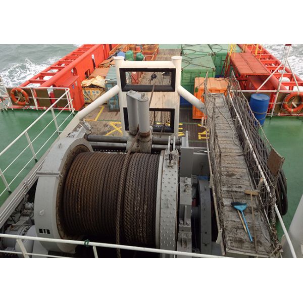 10 Ton 20 Ton 50T Ship Traction Marine Winch With Spooling Device