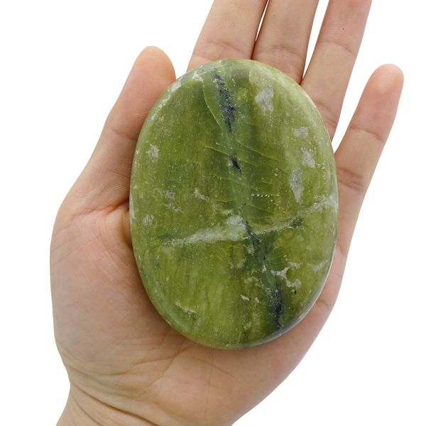 Natural Xiuyan Jade Healing Hot Stones Set for Professional Massage and Spa Relaxation