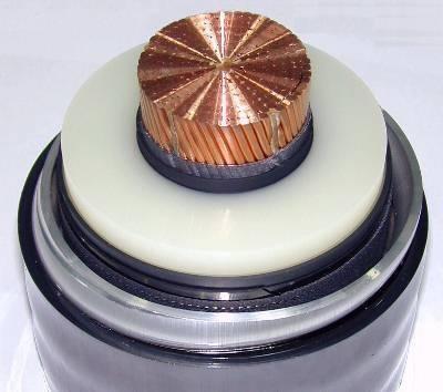 Power Cable Copper Core XLPE Insulated Lead Sheath and PVC Outer Sheath High Voltage Ca