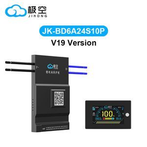 Jk BMS Active Balance BMS 8s 12s 16s 20s 24s 200A 24V 48V 72V Bt Can Uart Communication LiFePO4 Battery Jk Smart BMS