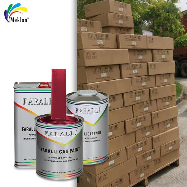 Pintura para vehículos metálicos resistente a la intemperie