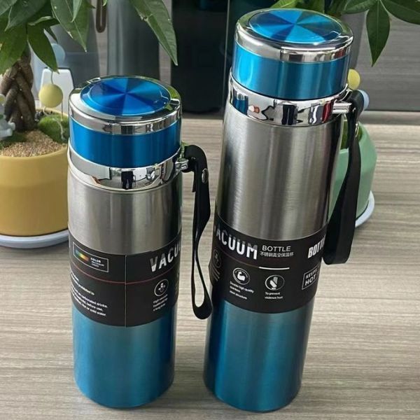 Suministro exclusivo transfronterizo de 316 Thermos Mug de acero inoxidable Sling portátil caldera de viaje de gran capacidad botella de agua para deportes al aire libre lote
