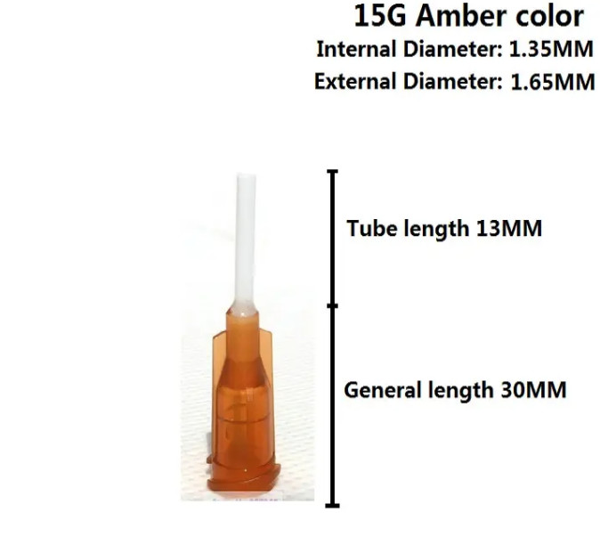 14G-25G Иглы для распределения, PP Гибкие пластиковые концы шприца
