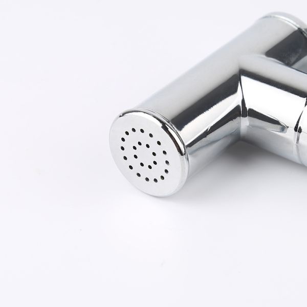 Hand Held Bathroom Toilet Shattaf Customized Chrome Plated Surface Finishing