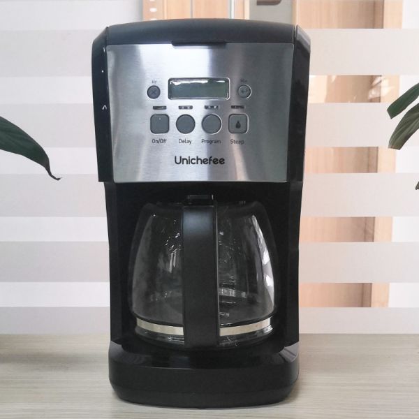 1080w Programmable 14 Cup Drip Coffee Maker Black Stainless Steel