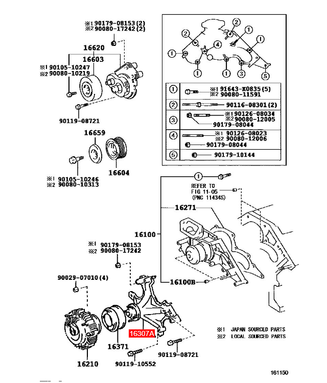 New Automotive Radiator Cooling Fan Clutch Viscous Coupler 16210-50020 16210-50051 for TOYOTA LAND CRUISER PARDO 2UZ 2002-2007