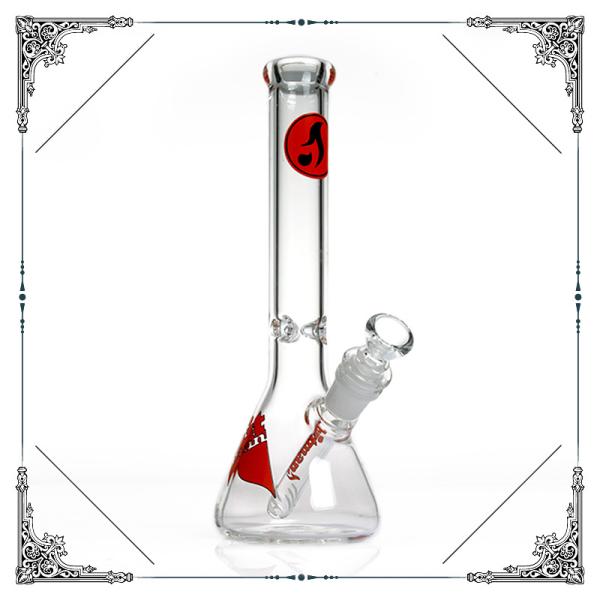 Hitman Glass Smoking Water Pipes Mix Color With Ice Catcher Bongs