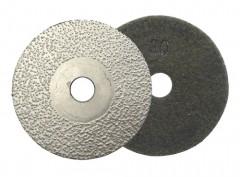 Vacuum Brazed Diamond Polishing Pads , Diamond Grinding Disc For Concrete Polishing