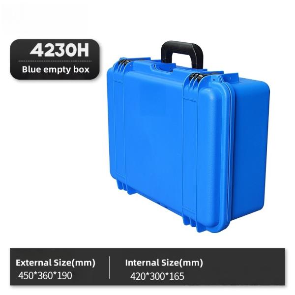 EM 4230H Crushproof Hard Carrying Case with Ergonomic Handle and Quick-Access Spring Latch for Secure Tool Storage