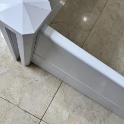 Classic White Pvc Flower Boxes Raised Vegetable Planter Elegant Look