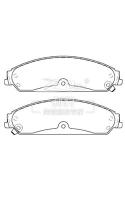 Chrysler 300C, Ceramic Brake Pad, D1058, 5142559AA, F