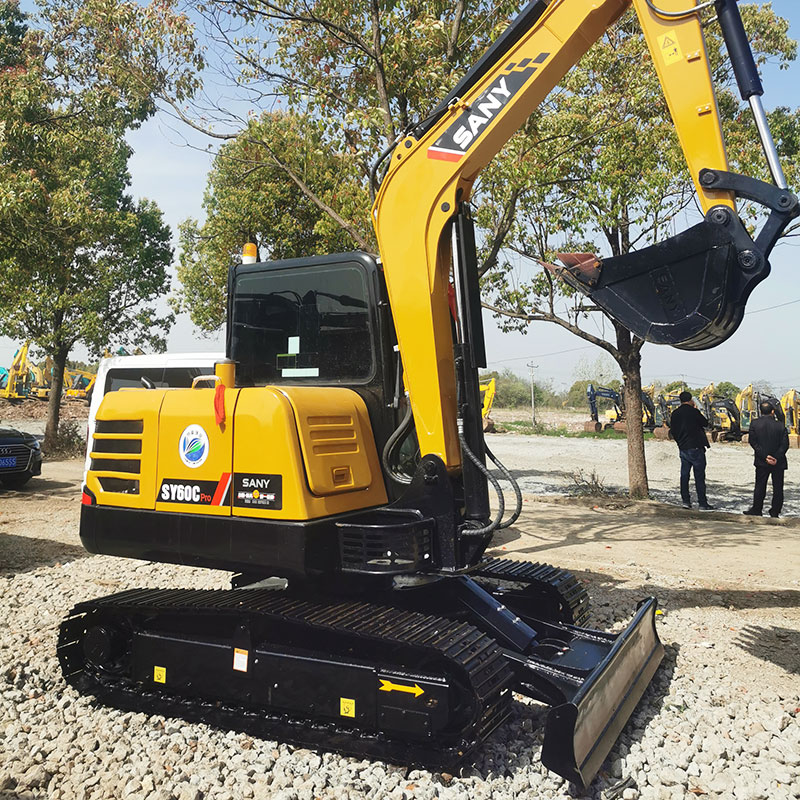 6тонны Sy60 компактные использованные экскаваторы Sany Backhoe Crawler Machinery
