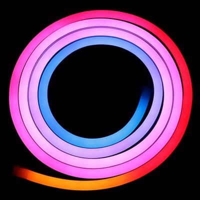 Multiple Color RoHS LED Neon Tube Light Silicon 12vdc Rgb Neon Rope Light