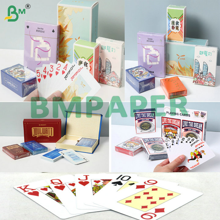 300-330 gsm Opaque Black Core Cardstock for Digital Printing Playing Cards & Tabletop Games