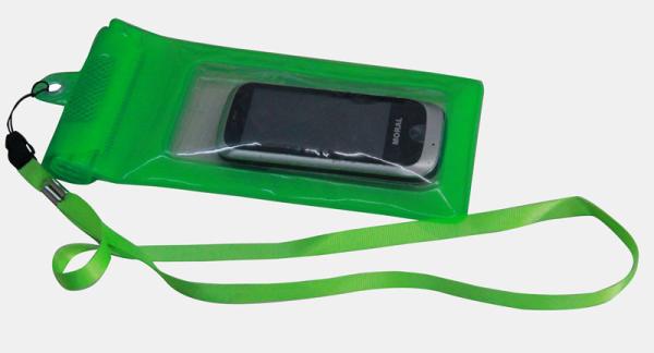 Colorful  Waterproof PVC Fabric Carrier Bags For Cellphone Protect in Swimming