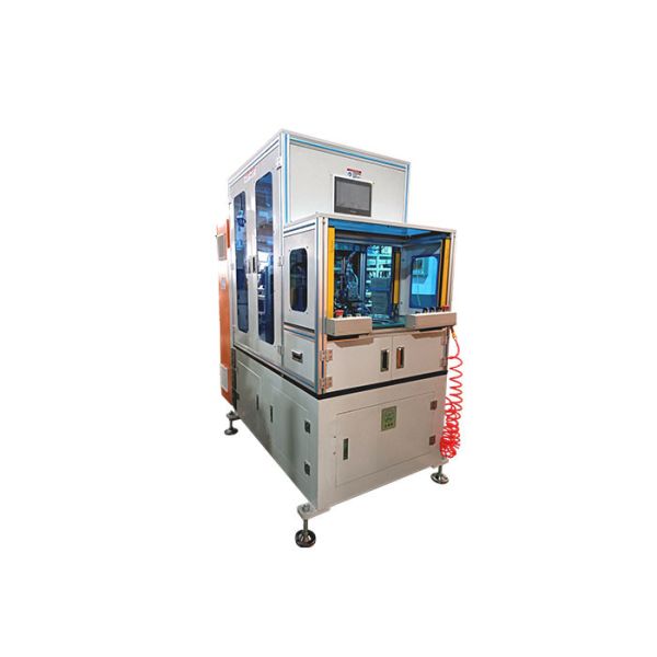 Máquina de laço de estator de dois lados giratório