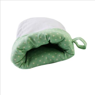 Slip Resistant  Kitchen Oven Gloves , Oven Hand Gloves Cotton Material