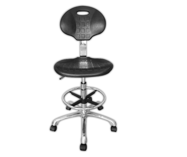Aluminum Alloy PU Leather Lab Use ESD Antistatic Stainless Chair
