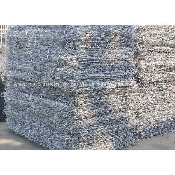Resistencia del moho galvanizada/jaulas de la pared del tubo 2.0m m Gabion del Pvc