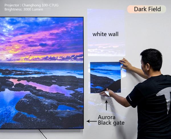 UST Fixed Frame Screen 4k PET Crystal Projector Screen 120 Inch