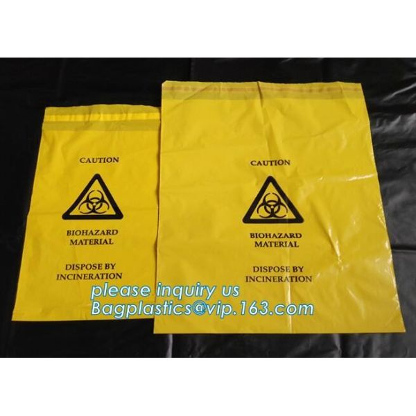 PE asbestos waste bags, Disposal Plastic Bag for Construction Waste, rubbish bag for asbestos fibers, bagplastics, bagea