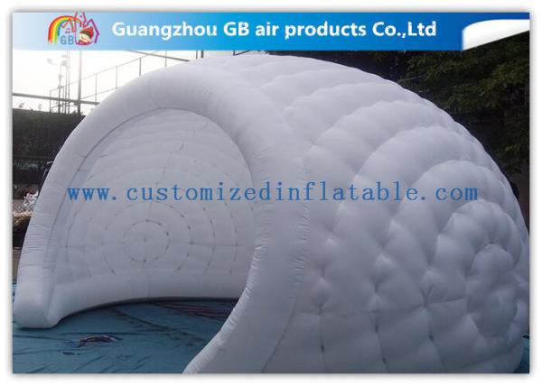 Exhibition / Party Nylon Healthy Economic Inflatable Air Tent White Moon Tent