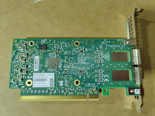 Mellanox MCX623106AC-CDAT Carte adaptateur EN ConnectX-6 Dx double port QSFP56 PCIe 4.0 X16, réseau Ethernet 100G, filaire, externe