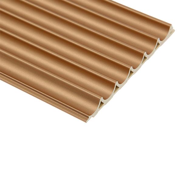 Painéis de parede de madeira interiores amigáveis do Woodgrain ECO 159x15mm CWB159B