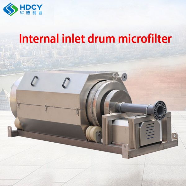 Inward Flow Rotary Drum Microfilter with Automatic Internal Flow Unit Weight 1500kg