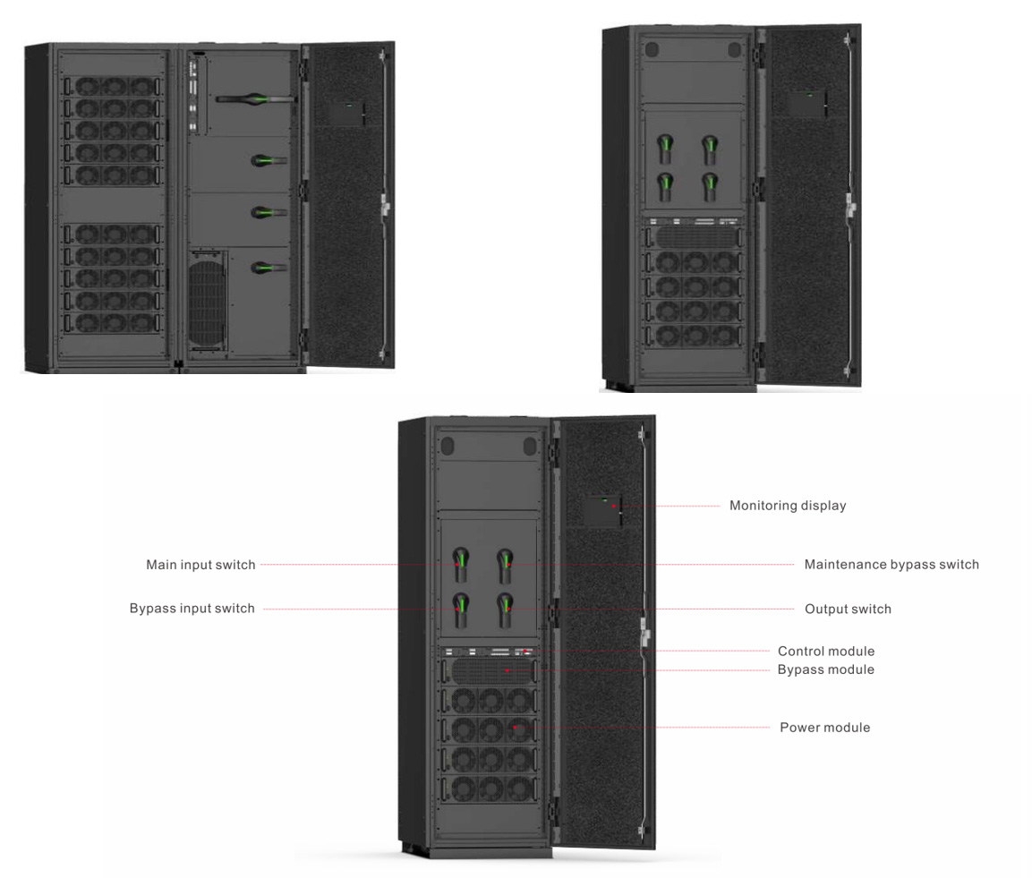 EU660 Series Rack Mounted UPS High Power 200kVA-600kVA